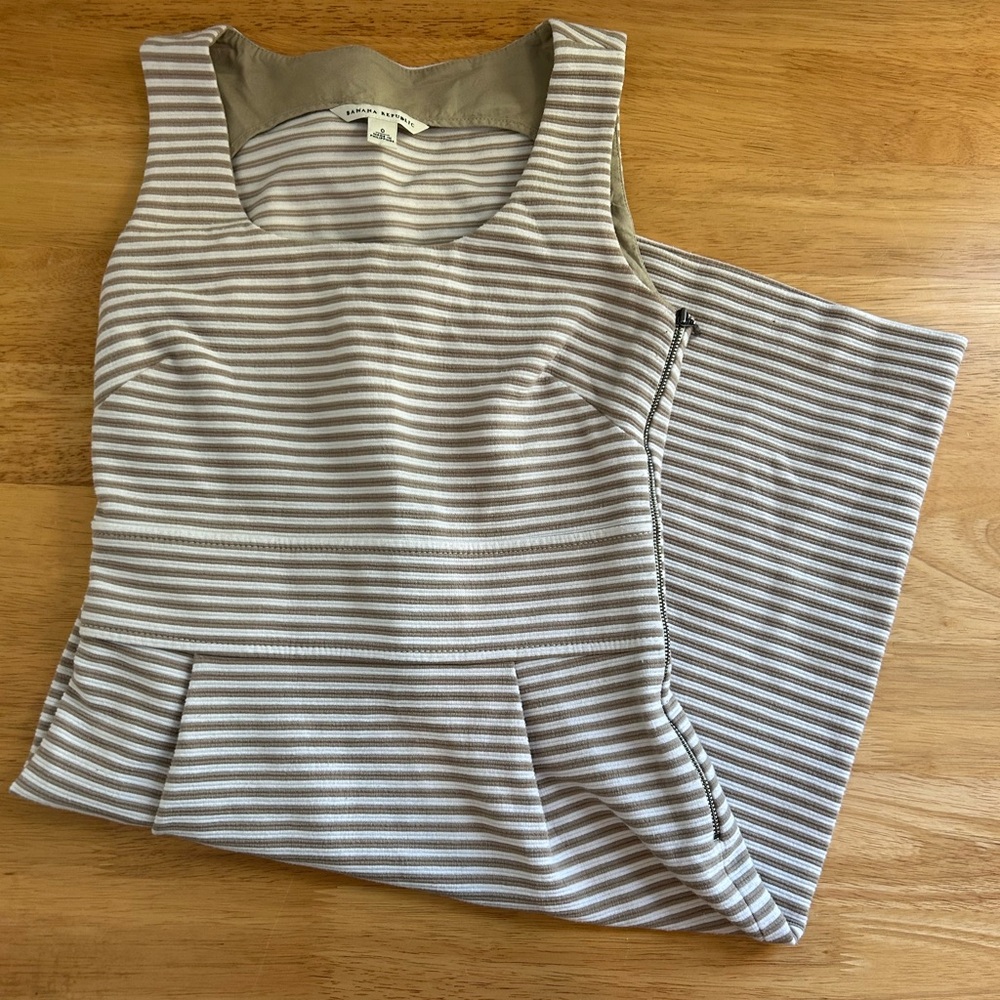 Banana Republic Striped Sheath Dress